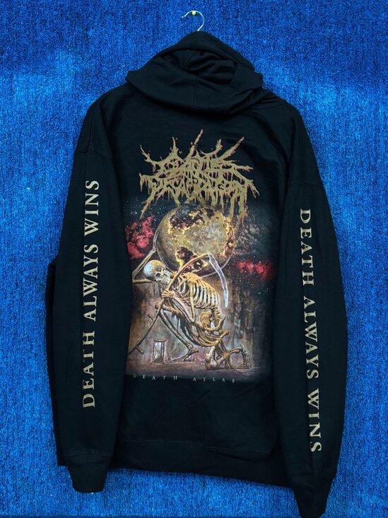 Cattle Decapitation Death Atlas Album Band Zip-Up Hoodie XL - Picture 1 of 4